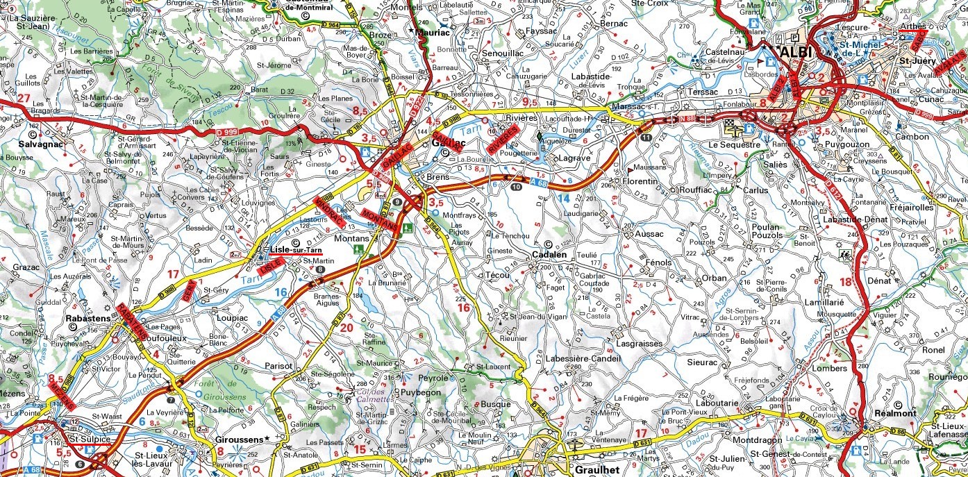 Carte Albi- St Sulpice